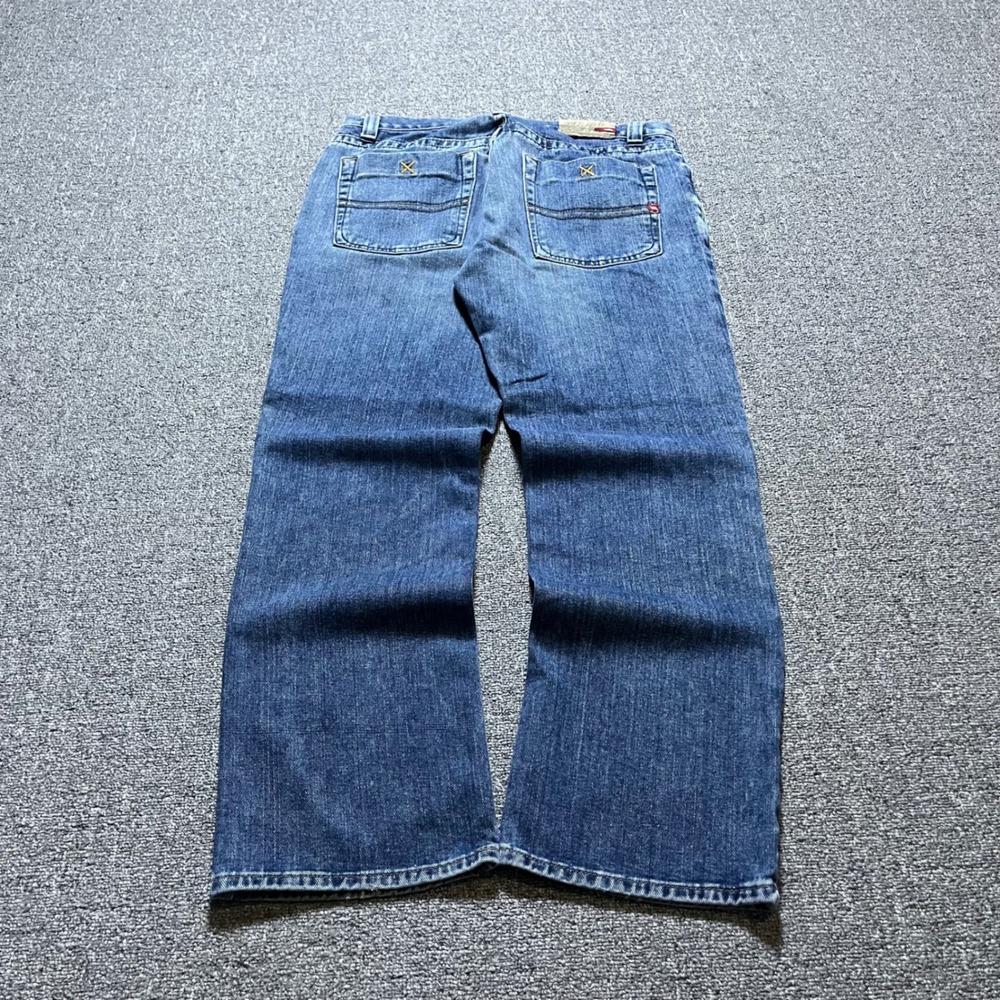 Vintage Tony Hawk Skater Jeans 32x30 Blue Straight Leg Denim Y2K 90s